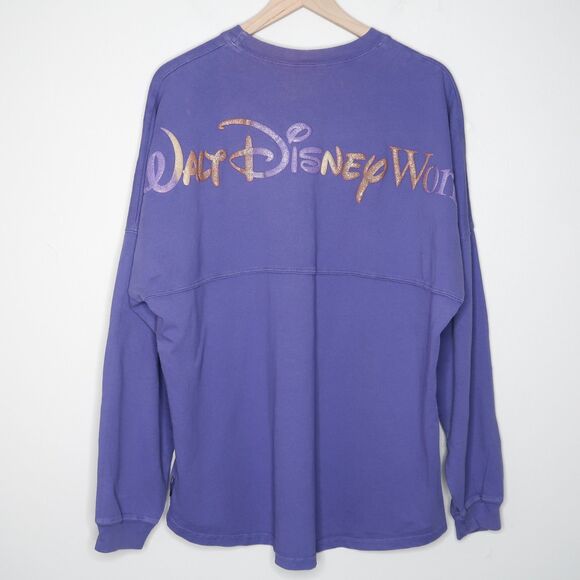 Disney World Womens Spirit Jersey Sweater Large Blue 50th Anniversary Glitter‎ - Picture 2 of 14